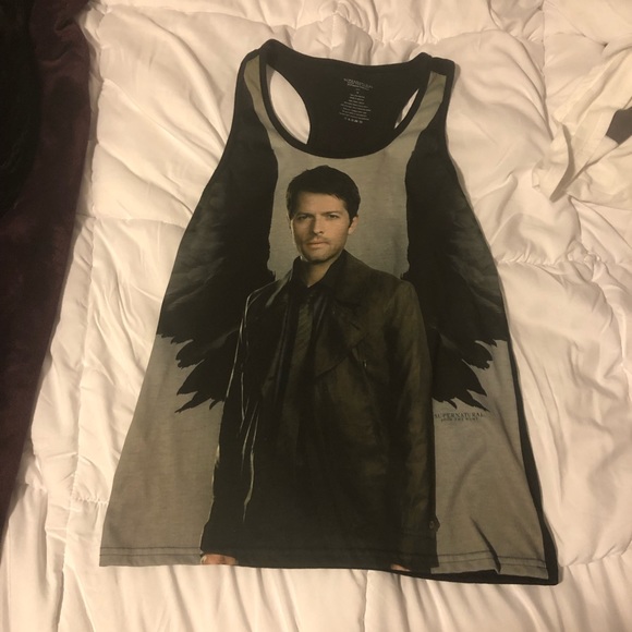 Hot Topic Tops - Supernatural Castiel Tank Top